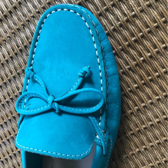 🦋 Earth Teal Suede Driving Moccasin 🦋 - Picture 3 of 11